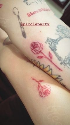Пэрис Джексон и Кара Делевинь сделали одинаковые татуировки