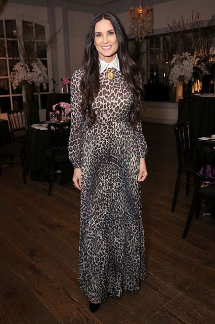55-летняя Деми Мур вышла в свет в платье Christian Dior (ФОТО)