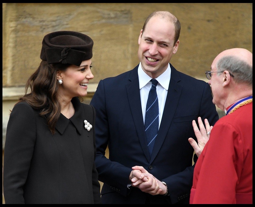 Беременная Кейт Миддлтон, принц Уильям и королева Елизавета II приняли участие в пасхальной службе (ФОТО)