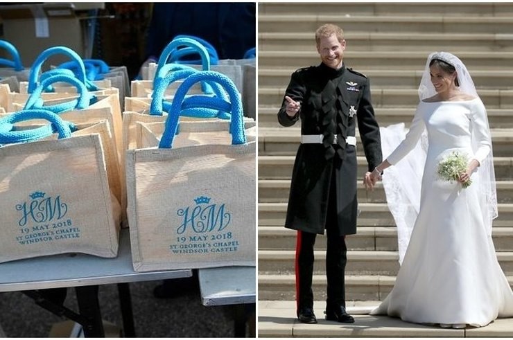 Гости королевской свадьбы продают памятные подарки на eBay. Что было в сумках? (ФОТО)