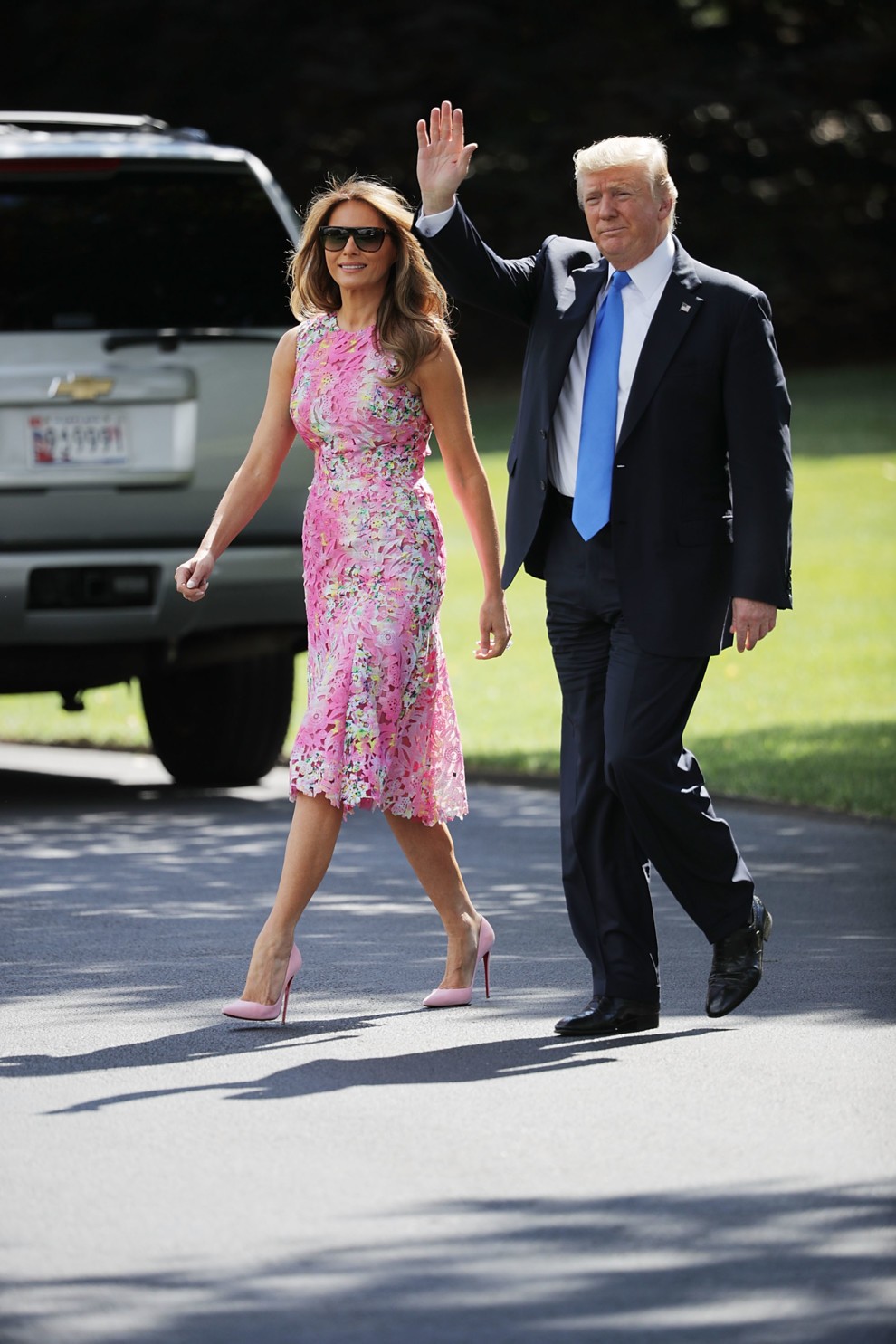 В розовом платье Мелания Трамп затмила даже свою падчерицу Иванку (ФОТО)
