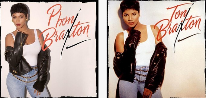 Короткая стрижка, майка и джинсы: Бейонсе превратилась в Тони Брекстон образца 1993 года к Хеллоуину