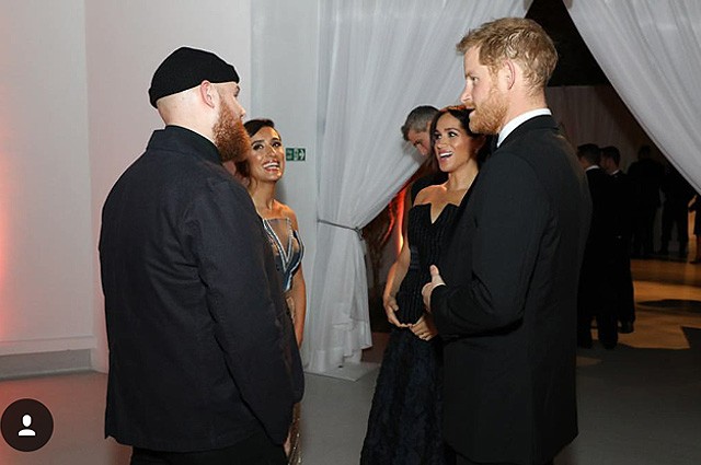 Кейт Миддлтон в красном платье и Меган Маркл в черном выглядели ослепительно на ужине Royal Foundation  