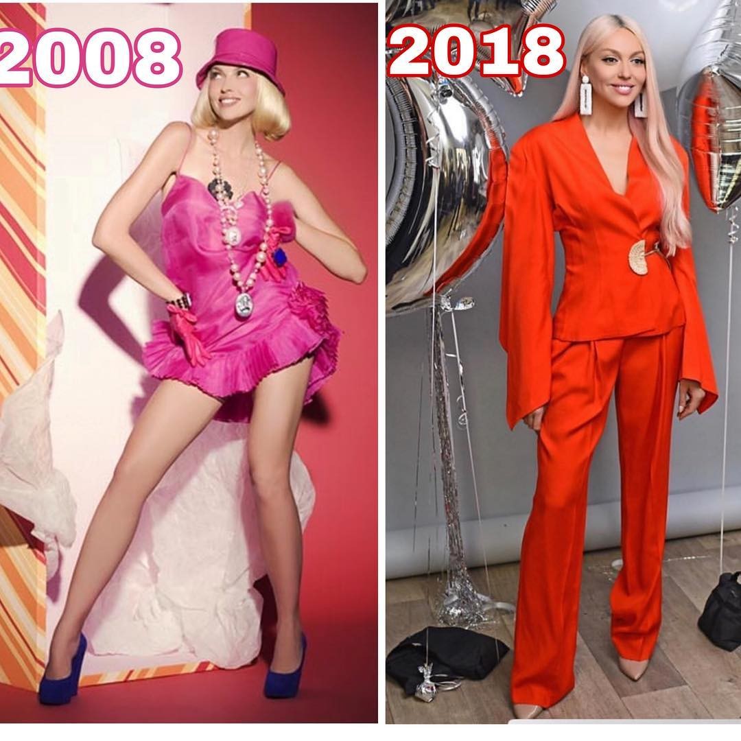 До и после: украинские звезды показали, как выглядели 10 лет назад