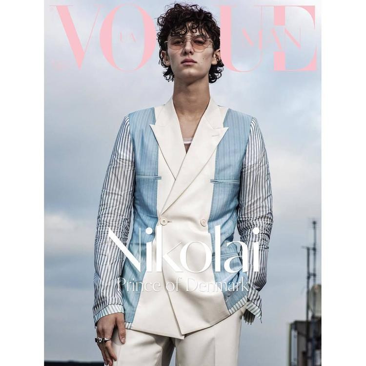 19-летний наследник датского престола приземлился на обложку украинского Vogue Man