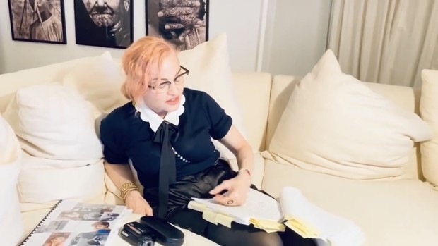 Мадонна радикально сменила цвет своих волос