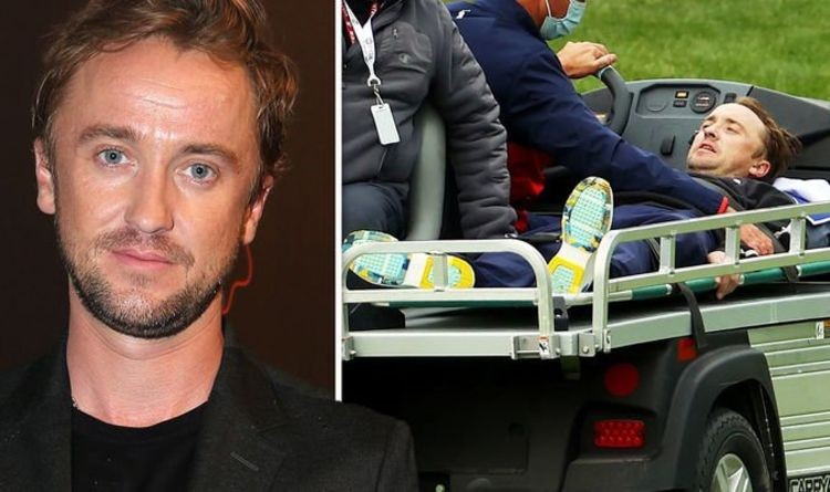 Том Фелтон упал в обморок во время игры в гольф
