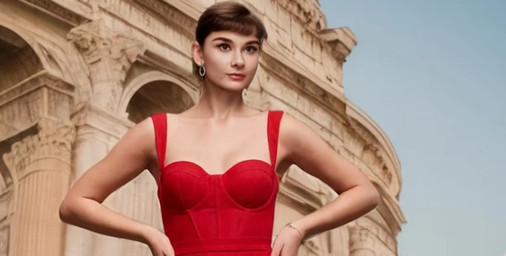 Одрі Гепберн прогулялася по Риму в сукнях українського бренду